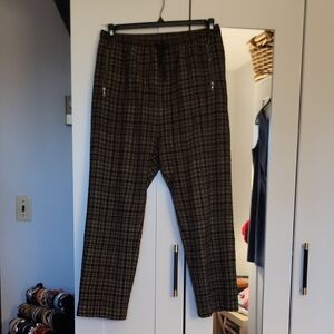 Jonathan Cohen Plaid Drawstring Trousers